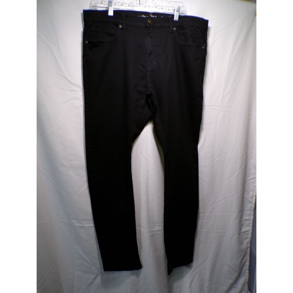 Beverly Hills Polo Club Men's Black Jeans 36x32 Five Pocket Tapered